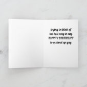 **BIRTHDAY** TOT EEN **STAND UP GUY** KAART (Binnen)