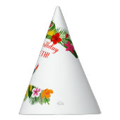 Birthday Tropical Parrot Feesthoedjes (Rechts)