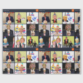 Birthday Trump - v.1 Cadeaupapier (Vlak)