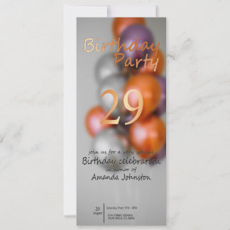 Birthday-uitnodiging