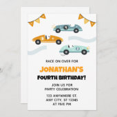 Birthday Uitnodiging (Voorkant / Achterkant)