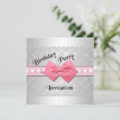 Birthday Uitnodiging (Staand voorkant)