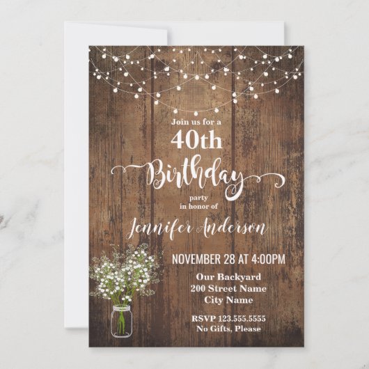 Birthday-uitnodiging (Voorkant)