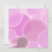 Birthday Uitnodiging in roze (Achterkant)