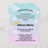 Birthday-uitnodiging Kaart (Voorkant / Achterkant)