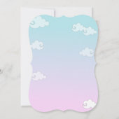 Birthday-uitnodiging Kaart (Achterkant)