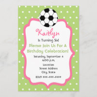 Birthday-uitnodiging voor het meisje