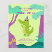 Birthday-uitnodigingen van het Kind van begrotings (Voorkant)