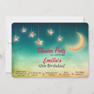Birthday-uitnodigingen van Slumber Kaart