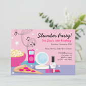 Birthday-uitnodigingen van Slumber Kaart (Staand voorkant)