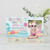 Birthday-uitnodigingen voor beide partijen kaart (Staand voorkant)