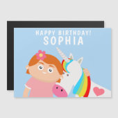 Birthday Unicorn (Voorkant / Achterkant)