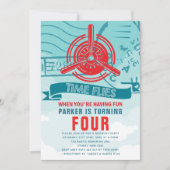 Birthday-vliegtuig Kaart (Voorkant)