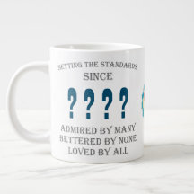 Birthday Voeg jaarnaam toe naar alle pap blauw