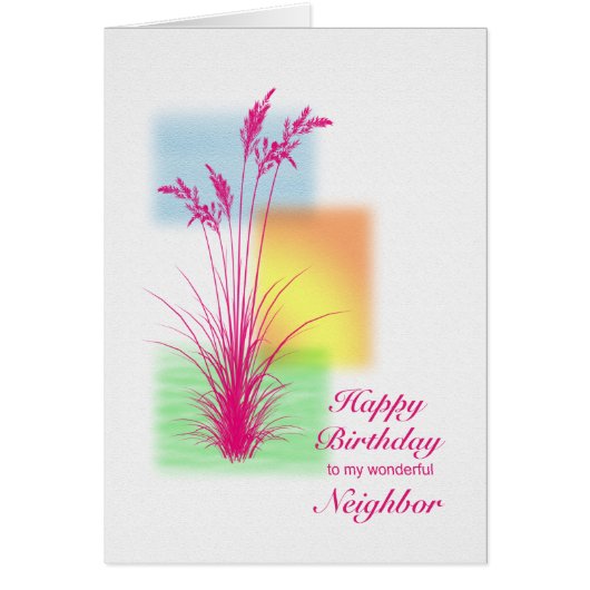 Birthday voor buurman, grasscène (Voorkant)