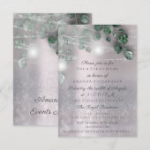 Birthday Vrijgezellenfeest Light Jar Rustic Kaart (Voorkant / Achterkant)