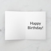 Birthday Wenskaart Feestdagen Kaart (Binnen)