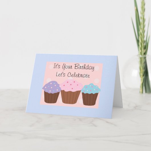 Birthday Wish Kaart (Voorkant)