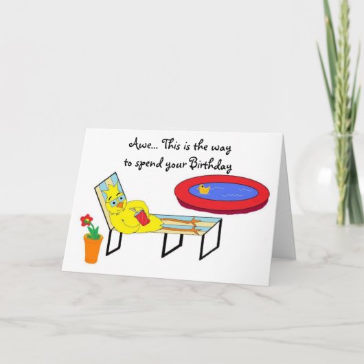 Birthday Wish Kaart (Voorkant)