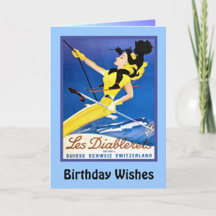 Birthday Wishes, De diablerets, Switzerland Kaart