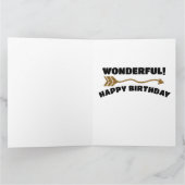 BIRTHDAY WONDERFUL PERSON COMPLIMENT BIG KAART (Binnen)