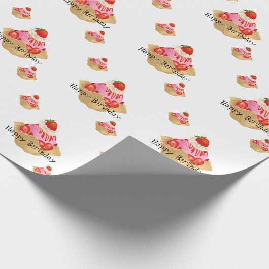 Birthday Wrapping Paper Cadeaupapier (Hoek)