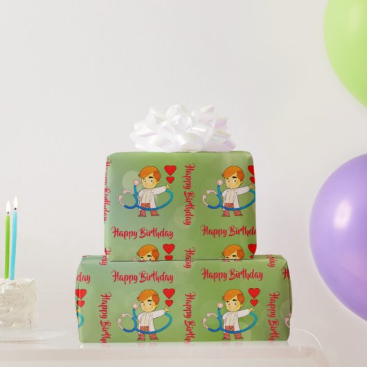Birthday Wrapping Paper Cadeaupapier (Feestgeschenken)