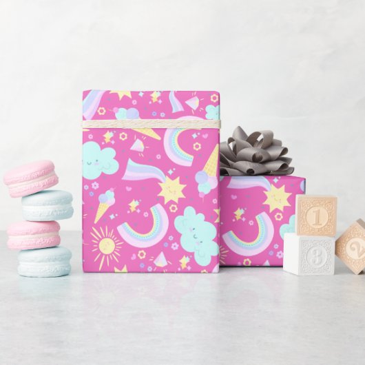 Birthday Wrapping Paper. Cadeaupapier (Baby Shower)