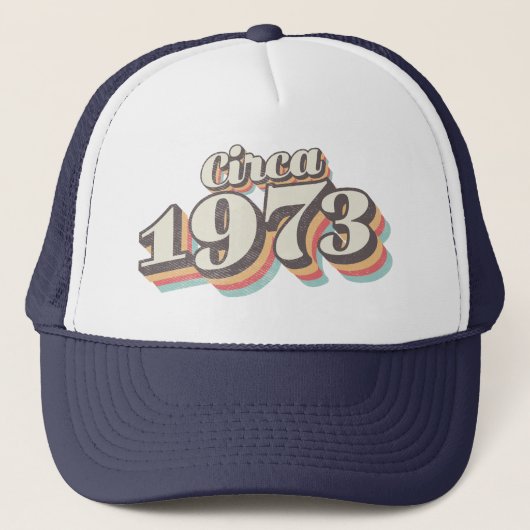 Birthday Year - Circa 1973 Trucker Pet (Voorkant)