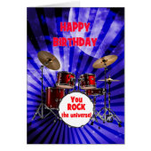Birthday You Rock Drums (Devant)