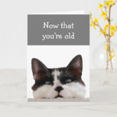 Birthdays Fun Senior Discount grappig Kaart (Gele Bloem)