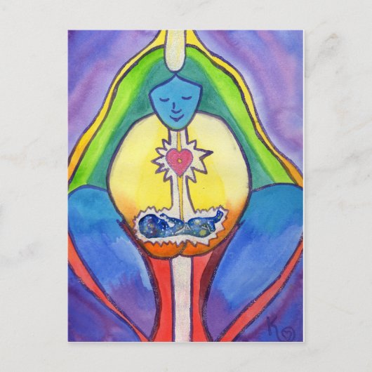 Birthing Briefkaart (Voorkant)