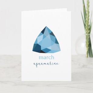 Birthstone Aquamarine Kaart