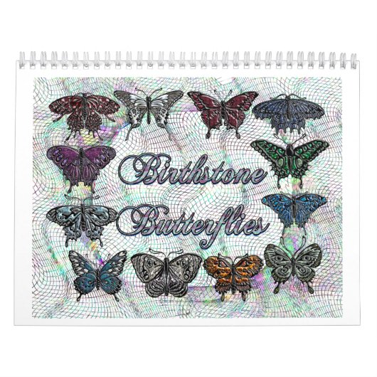 Birthstone Butterfly Agenda Kalender (Hoes)