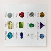 Birthstone Chart Legpuzzel (Horizontaal)