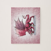 Birthstone Dragon - Janvier Garnet Jigsaw Puzzle (Vertical)