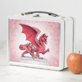 Birthstone Dragon van juli: Ruby (In situ)