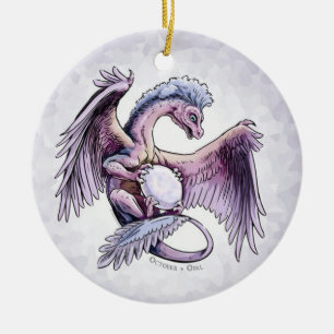 Birthstone Dragon van oktober: Opal Ornament