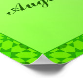 Birthstone Illustration for August- Peridot Poster (Coin)