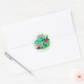 Birthstone May Emerald Dragon Sticker (Envelop)