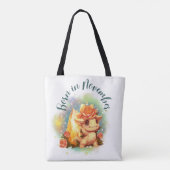 Birthstone November Topaz Dragon Tas (Achterkant)