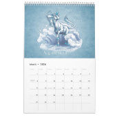 Birthstone Unicorns Fantasy Art Kalender (Mar 2026)