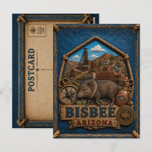 Bisbee Arizona Ansichtkaart Reis Vintage Briefkaart