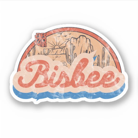 Bisbee, Arizona Sticker (Voorkant)
