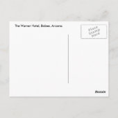 Bisbee Briefkaart (Achterkant)