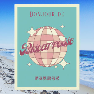 Biscarosse Frankrijk vakantie retro Briefkaart
