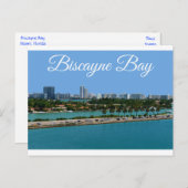 Biscayne Bay Miami Beach Floride Carte postale Voy (Devant / Derrière)