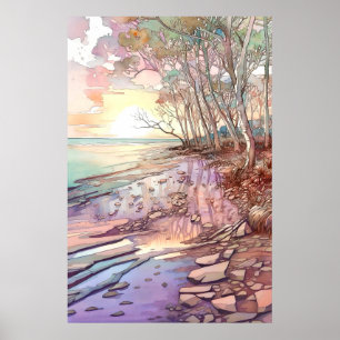 Biscayne National Park Art Poster