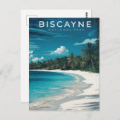 Biscayne National Park Beach Briefkaart (Voorkant / Achterkant)