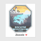 Biscayne National Park Florida Emblem Sticker (Vel)